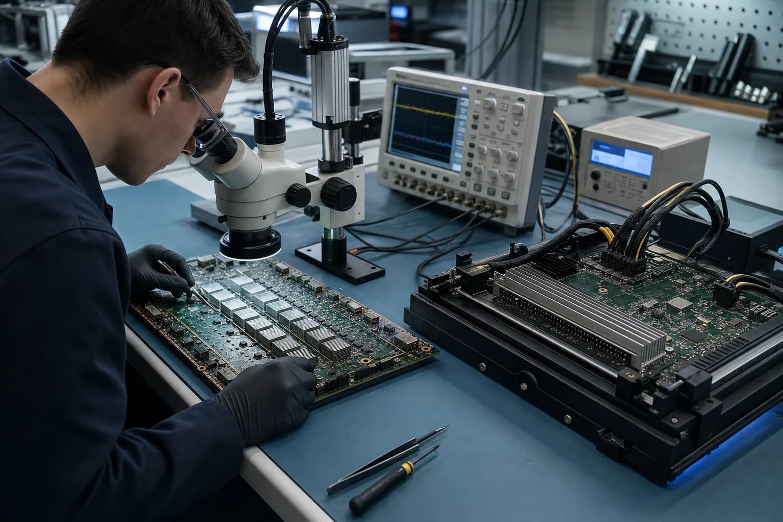 Диагностика и ремонт хеш-плат ASIC в сервисной лаборатории