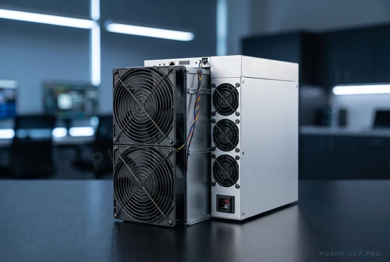 Bitmain Antminer S21 XP, фотография оборудования