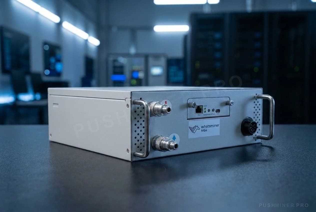 Whatsminer M64 19W, фотография оборудования