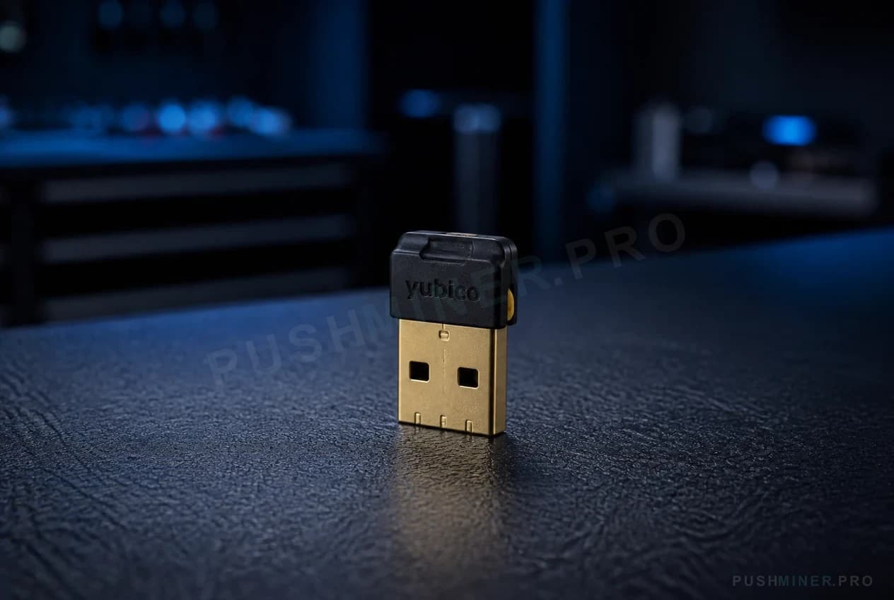 YubiKey 5 Nano, фотография оборудования