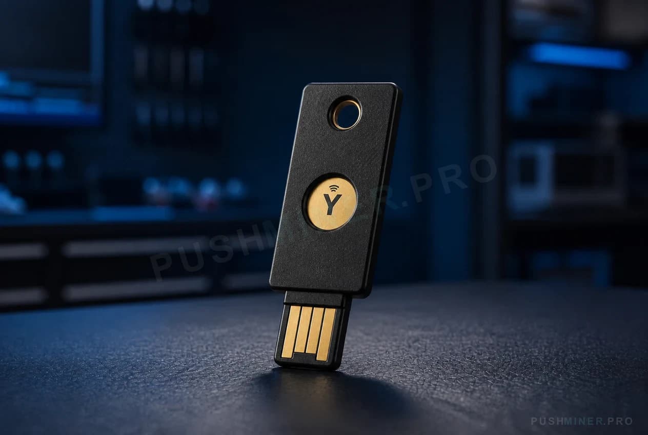 YubiKey 5 NFC, фотография оборудования