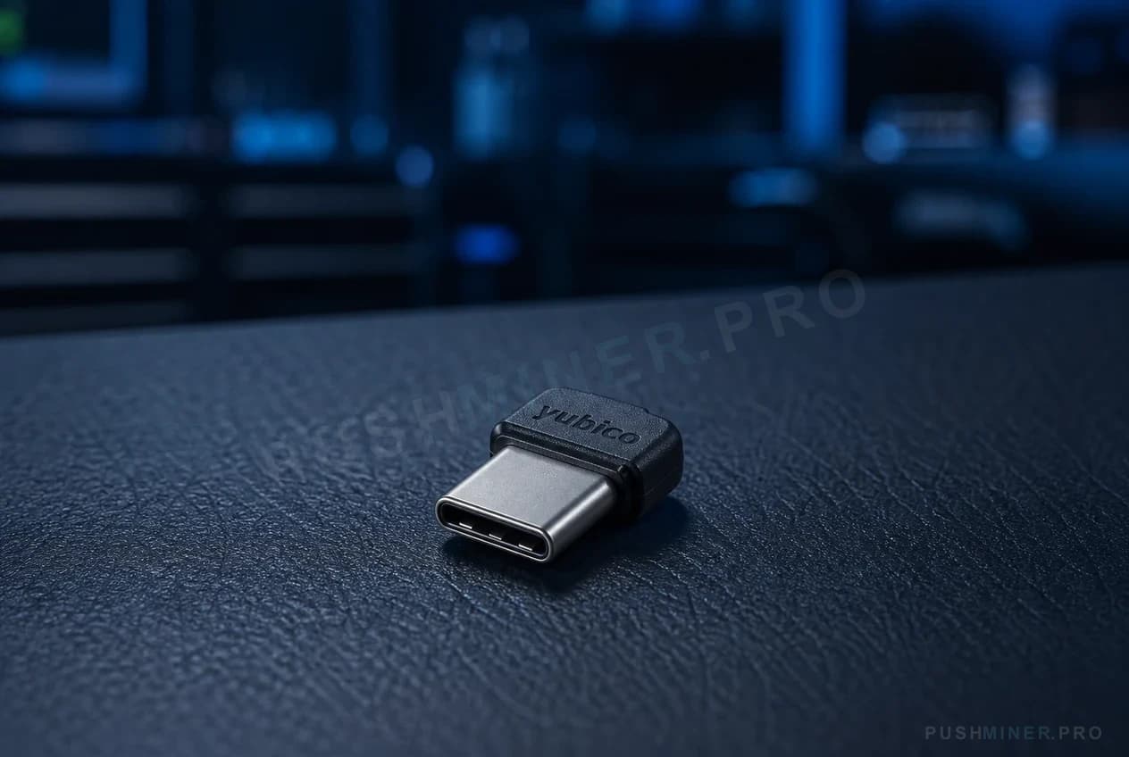 YubiKey 5C Nano, фотография оборудования