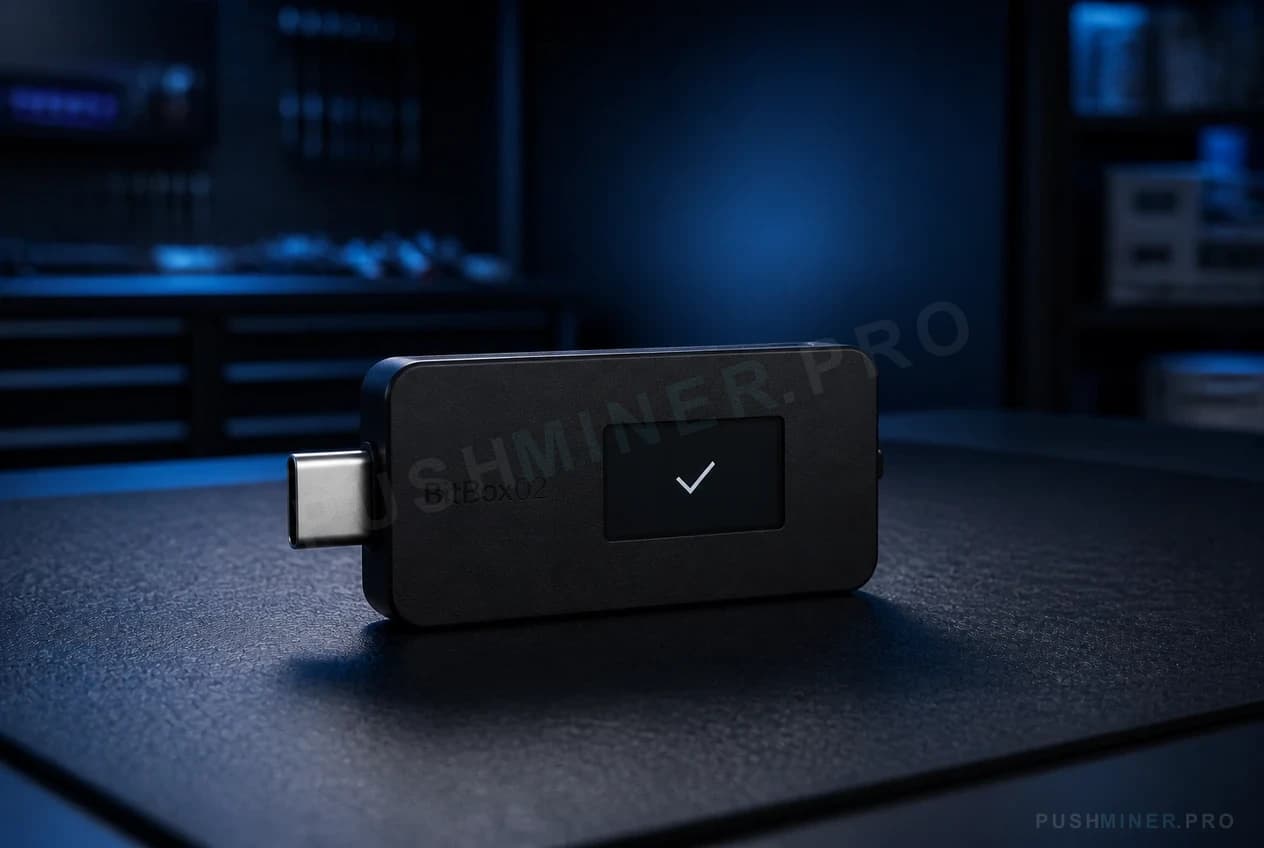 BitBox02 Nova Midnight, фотография оборудования