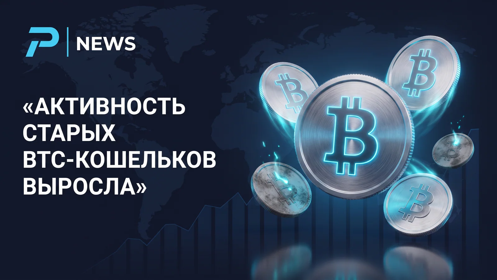 Активность старых биткоин-кошельков резко выросла